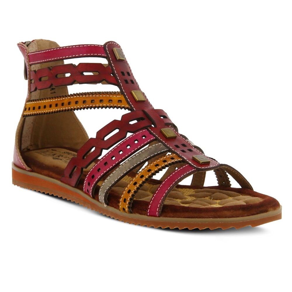 Colorful Strappy Women's Sandals L’Artiste by Spring Step Anjula 39